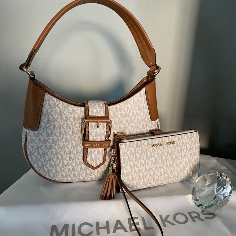 Michael Kors hobo bag with matching wallet